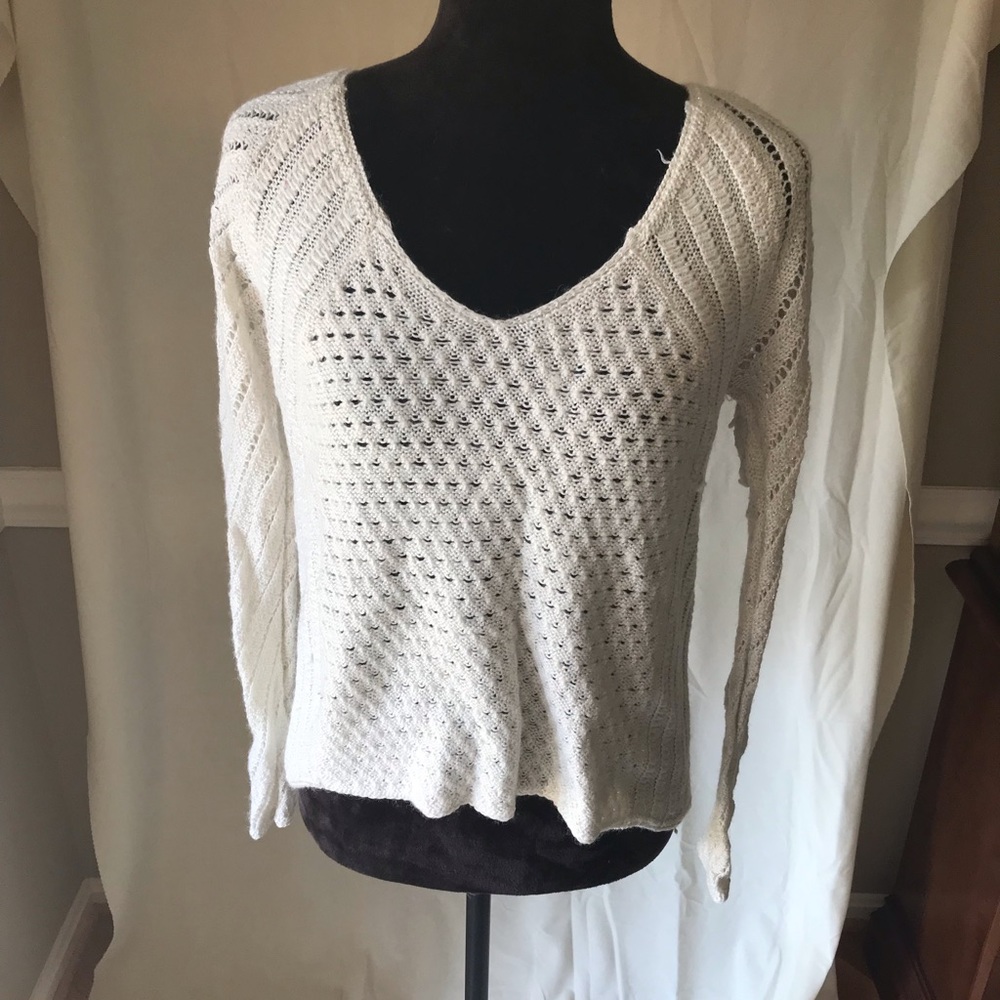 American Eagle Crochet Sweater